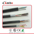 Wooden drum packing steel armored multi pairs SM/MM fiber optic cable 288 core optical fiber ribbon cable